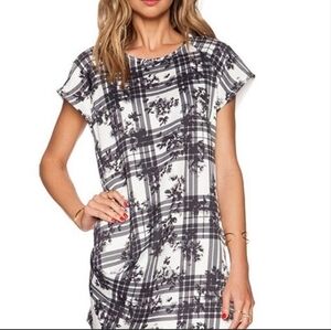 Finders Keepers Surrender Dress Tartan Floral Size XXS